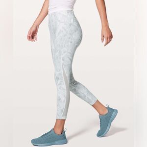 Lululemon Train Times 7/8 Pant *25" Jasmine White Multi / White 8 Leggings